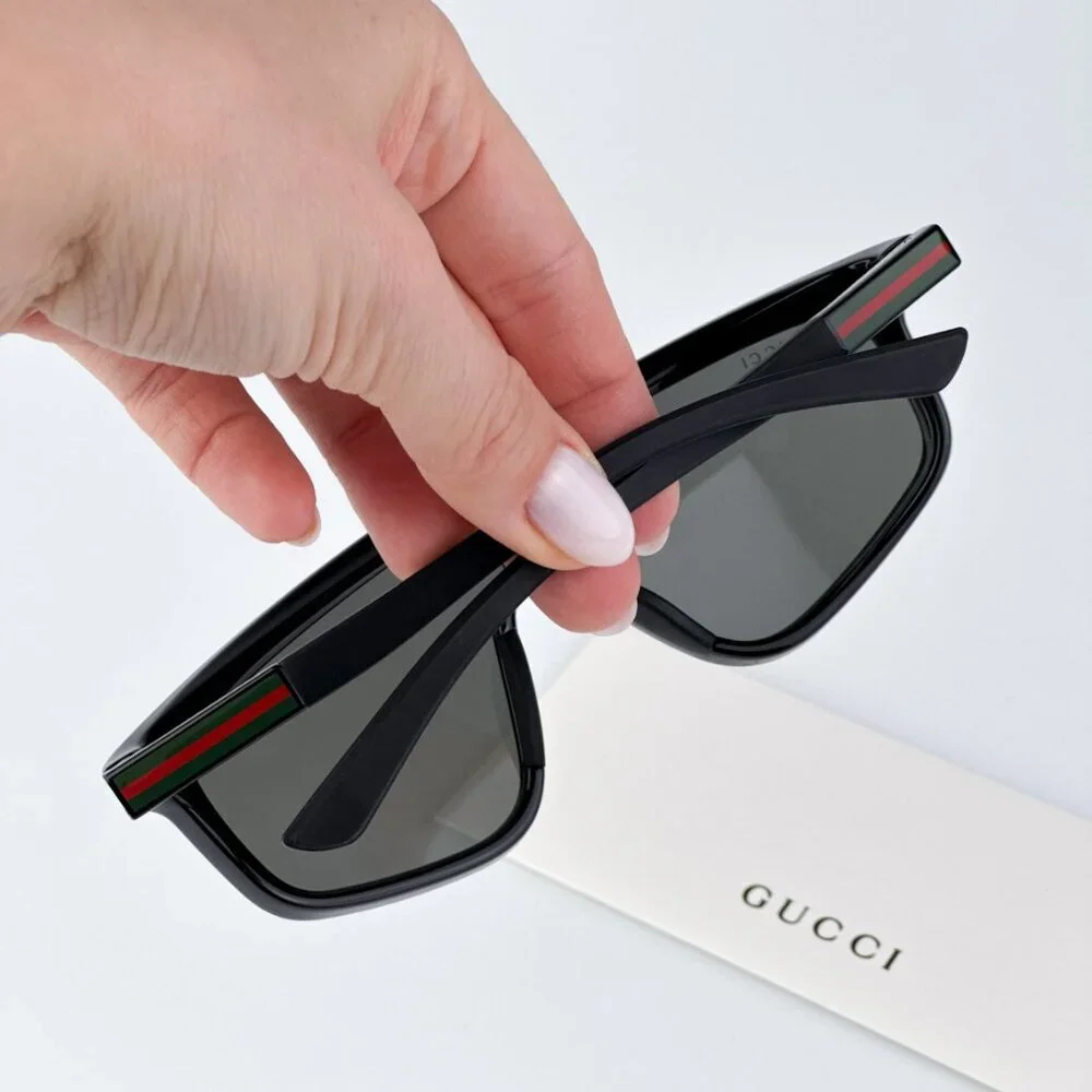 Gucci GG1736S 001 BRAND NEW Sunglasses Black Grey Unisex